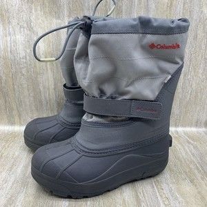 Columbia Kids Boots - Gray and Black